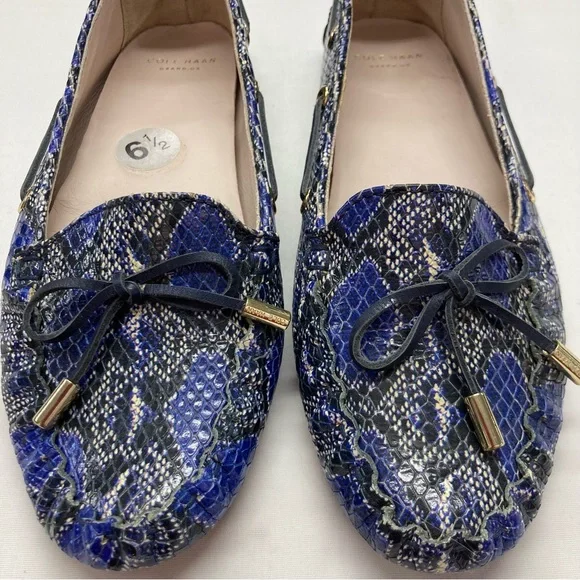 Cole Hann blue snake skin oxfords Cole Haan | Shoes | Cole Haan Wingtip Oxfords Snake Skin  main image 4